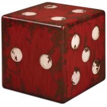  24168 - Dice Red Accent Table